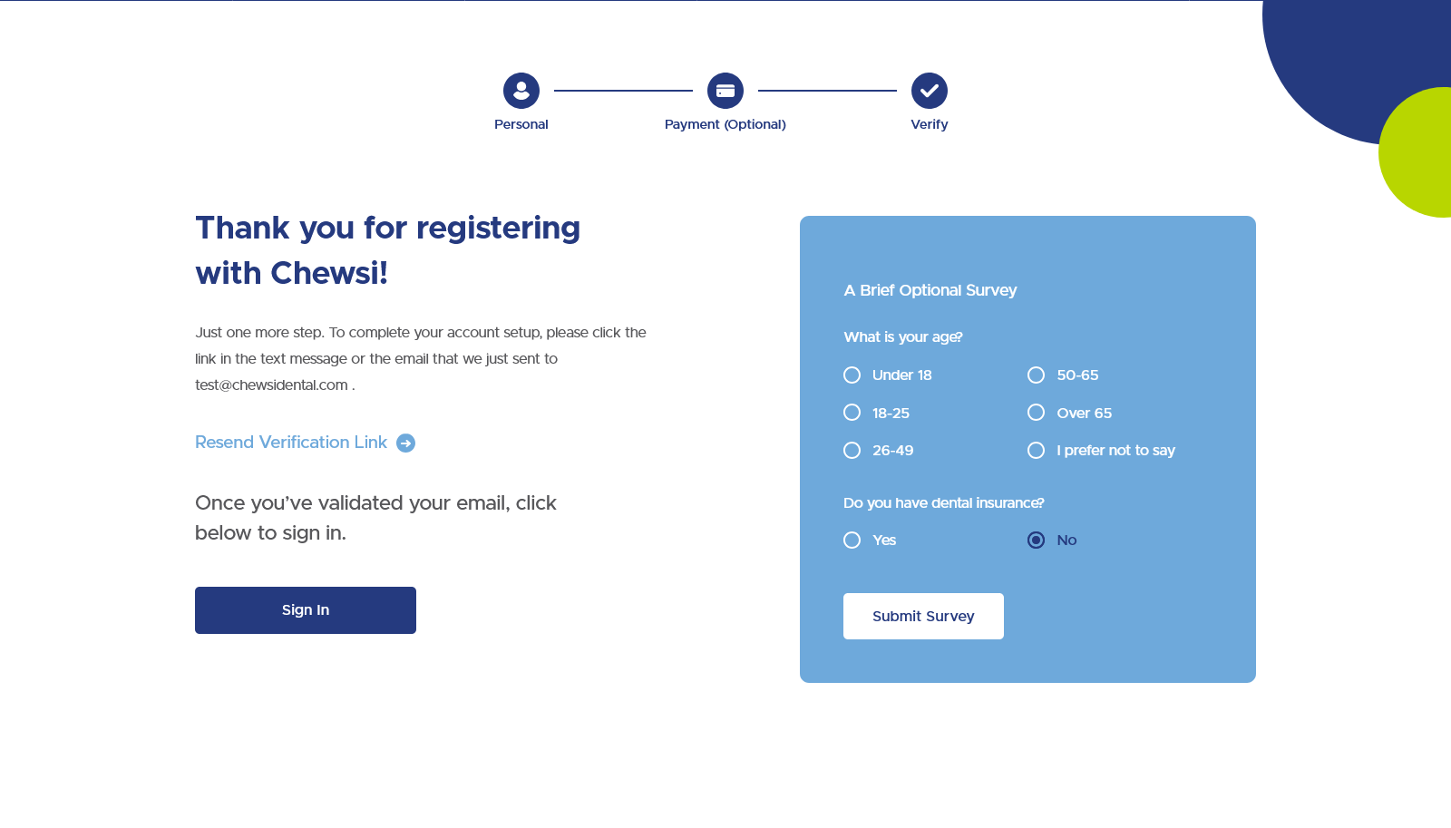 Submit Registration